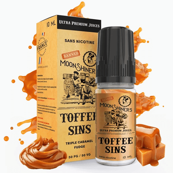 E Liquide Toffee Sins 10ml - Moonshiners