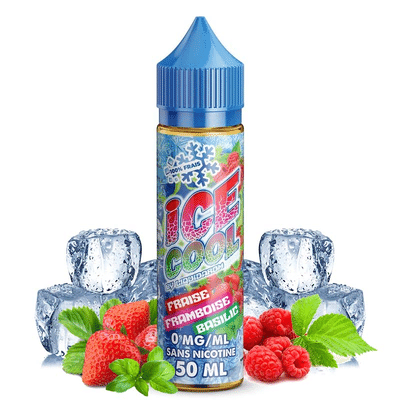 Fraise framboise basilic 50ml - Ice Cool (Liquidarom)