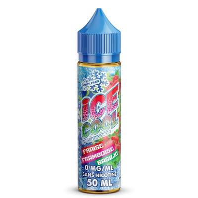 Fraise framboise basilic 50ml - Ice Cool (Liquidarom)
