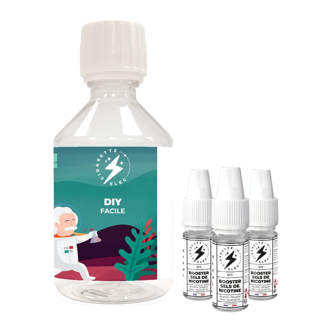 Pack Base + Boosters Sels de Nicotine 200ml - CigaretteElec