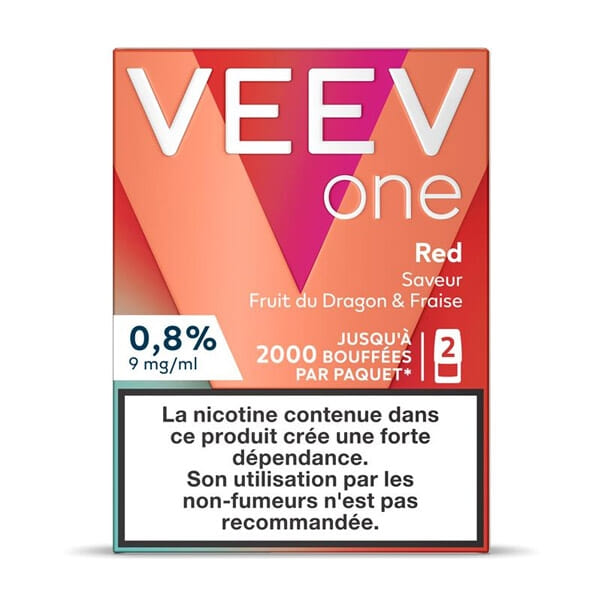 Recharges VEEV One Fruit du dragon et fraise image 2