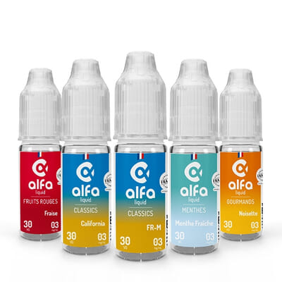 Pack Découverte 5 saveurs - Alfaliquid