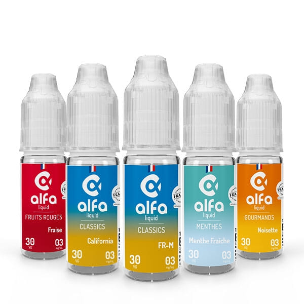 Pack Découverte 5 saveurs - Alfaliquid