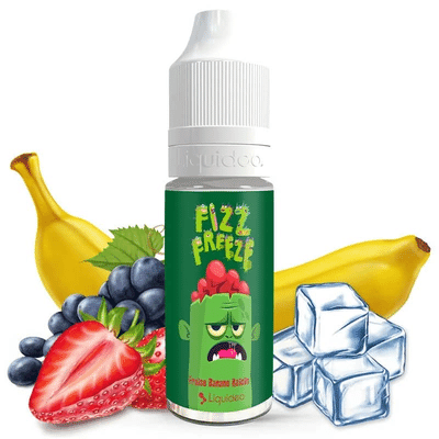 Fizz Freeze Fraise Banane Raisin 10ml Liquideo