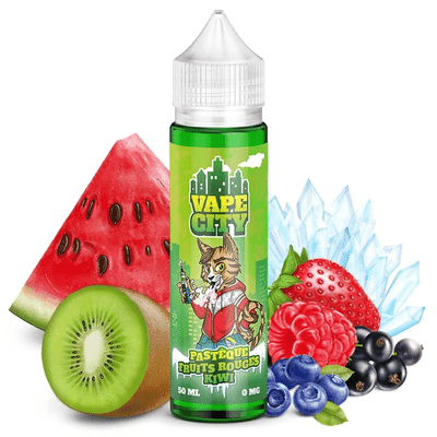 Pastèque Fruits rouges Kiwi 50ml Vape City