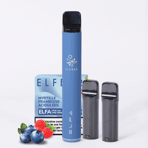 Pack Puff Elfa Elfbar + 2 cartouches (saveur au choix)