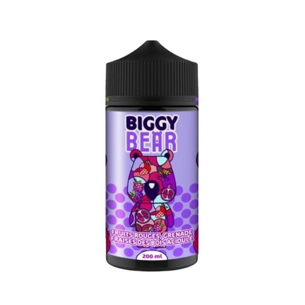 Fruits rouges Grenade Fraise des bois acidul&eacute;e 200ml Biggy Bear