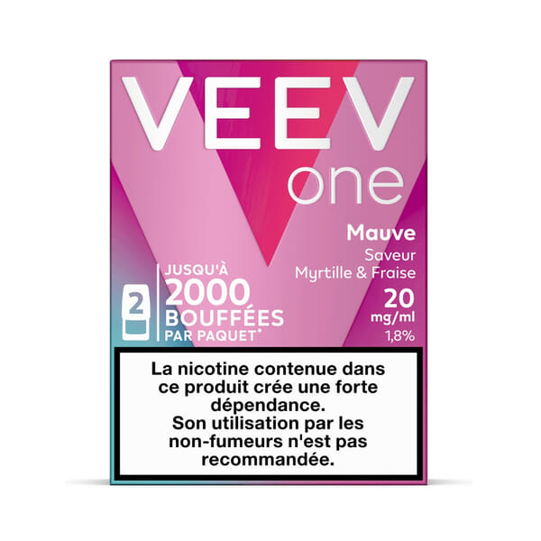 Capsules VEEV One Mauve myrtille fraise | CigaretteElec Capsules VEEV One Mauve myrtille fraise | CigaretteElec