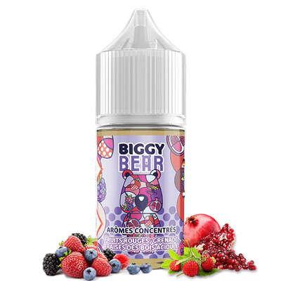 Concentré Fruits Rouges Grenade Fraise des Bois acidulée 30ml Biggy Bear