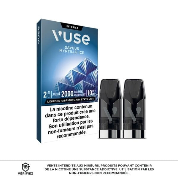 Recharges Myrtille Ice Vuse ePod