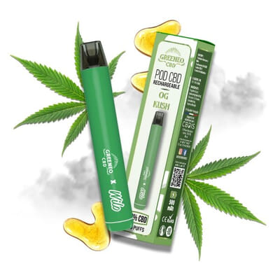 Puff CBD rechargeable OG Kush - Wilo Greeneo