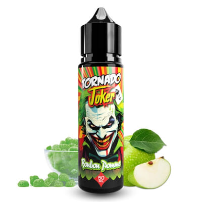 Bonbon Pomme Tornado Joker 50ml - Aromazon