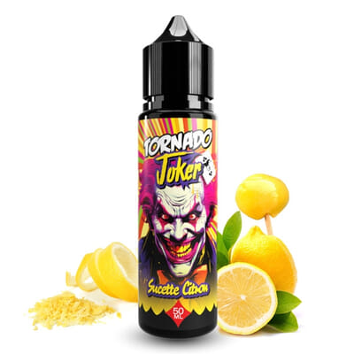 Sucette Citron Tornado Joker 50ml - Aromazon