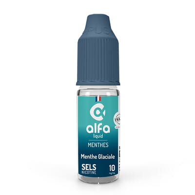 Alfaliquid Menthe Glaciale sels de nicotine