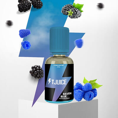 Concentré Raven Blue Framboise bleue 30 ml - TJuice