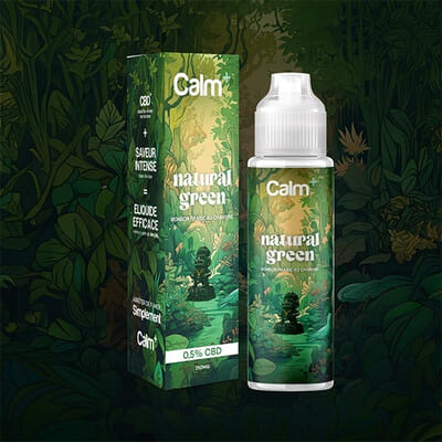 E-liquide Natural Green CBD 50 ml Calm +
