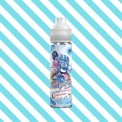 Energy drink Bubble gum Cerise fraîche 50 ml - Fruity Sun