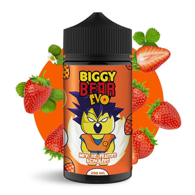 Mix fraises acidulées 200 ml Biggy Bear Evo