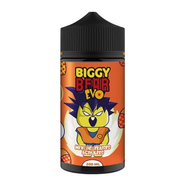 Mix fraises acidul&eacute;es 200 ml Biggy Bear Evo
