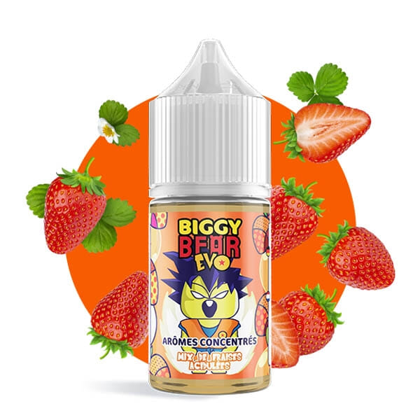 Concentré Mix Fraises Acidulées 30ml Biggy Bear Evo