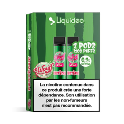 Cartouches Pastèque Wpuff 1800 - Liquideo
