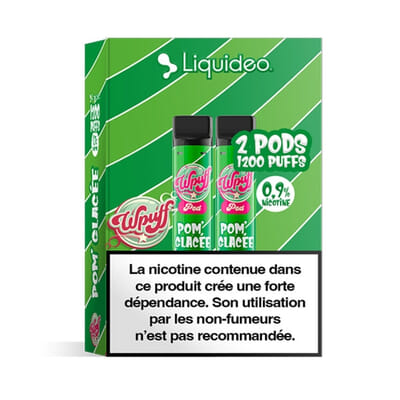 Cartouches Pomme Glacée Wpuff 1800 - Liquideo
