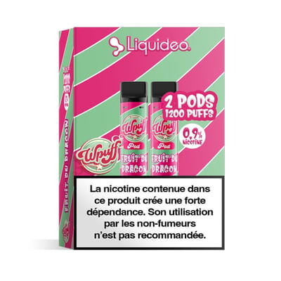 Cartouches Fruit du dragon Wpuff 1800 - Liquideo