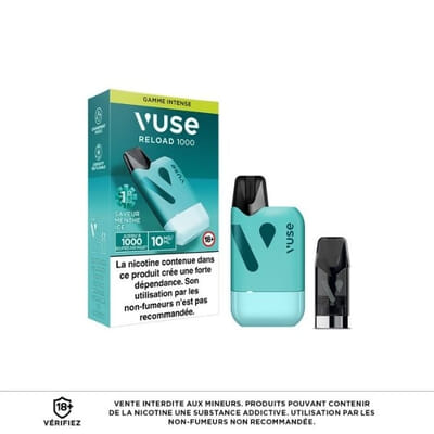 Cartouche Vuse 1000 Pomme Verte - Cigaretteelec Cartouche Vuse 1000 Pomme Verte - Cigaretteelec
