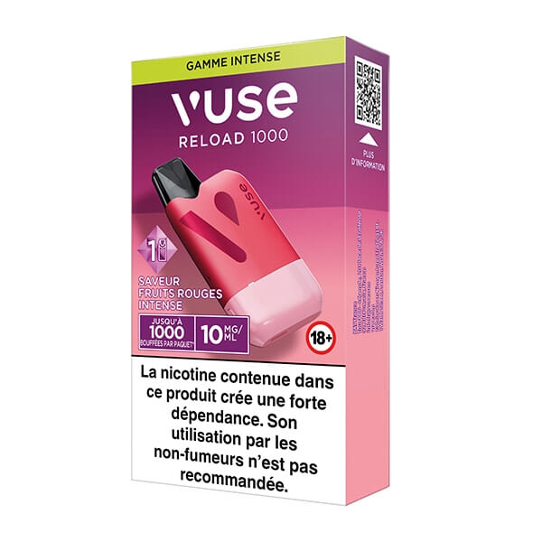 Puff Vuse Reload 1000 Box Fruits Rouges intense image 2
