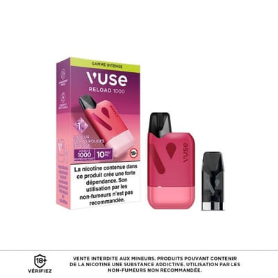 Cartouches Vuse ePod Fruits rouges intense Cartouches Vuse ePod Fruits rouges intense