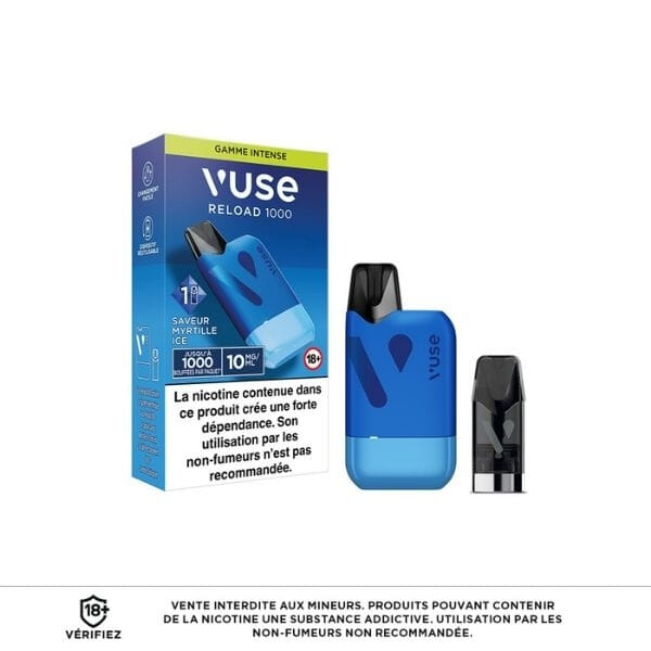 Puff Vuse Reload 1000 Box Myrtille Ice
