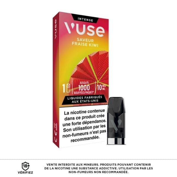 Recharge Vuse 1000 Fraise Kiwi