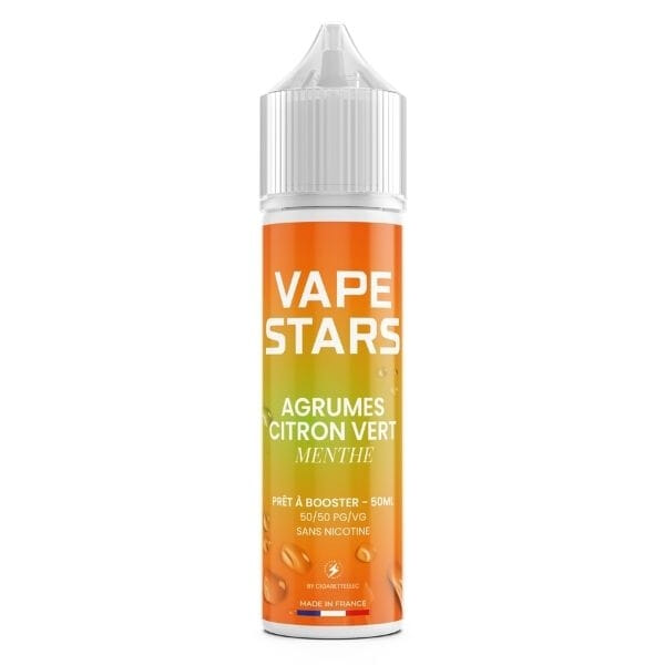 E-liquide Agrumes Citron Vert Menthe 50 ml - Vape Stars