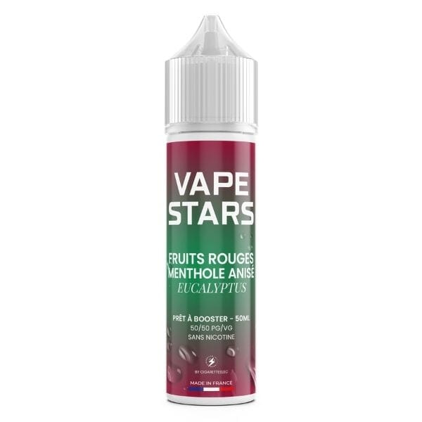 E-liquide Fruits Rouges Menthol Anis&eacute; Eucalyptus 50 ml - Vape Stars