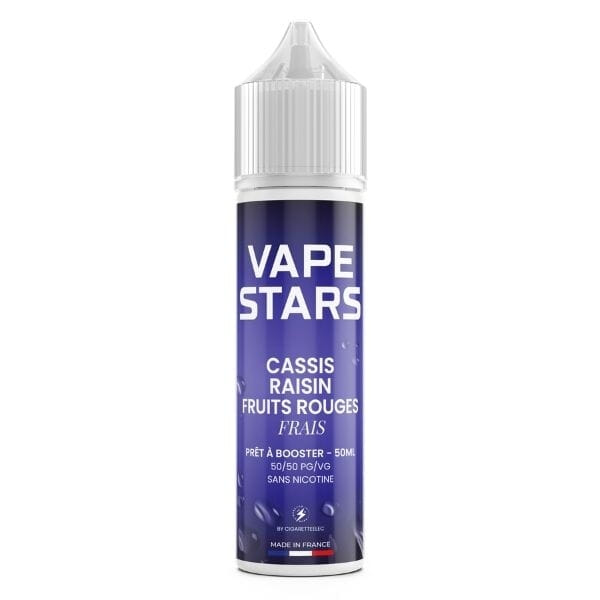 E-liquide Cassis Raisin Fruits Rouges Frais 50 ml - Vape Stars