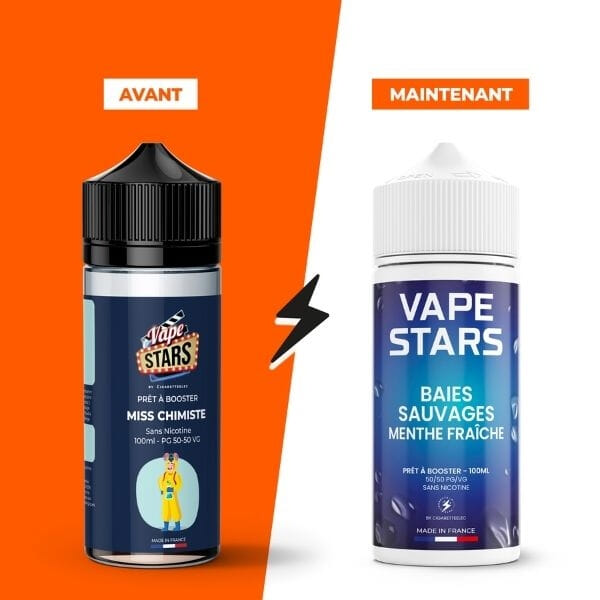 E-liquide Baies Sauvages Menthe Fraiche 100 ml - Vape Stars image 2