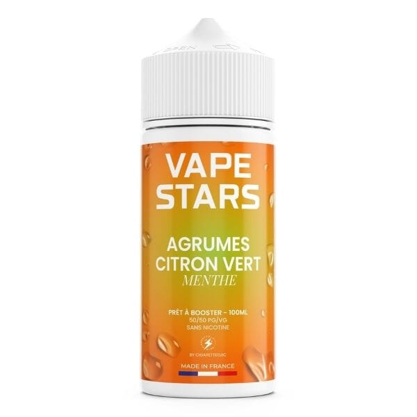 E-liquide Agrumes Citron Vert Menthe 100 ml - Vape Stars