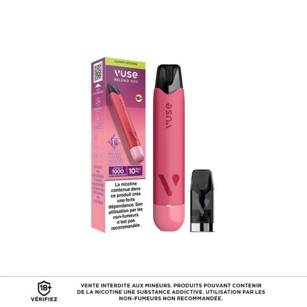 Puff Vuse Reload 1000 Bar Fruits Rouges intense