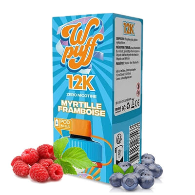 Wpuff 12K Myrtille Framboise - Starter Kit