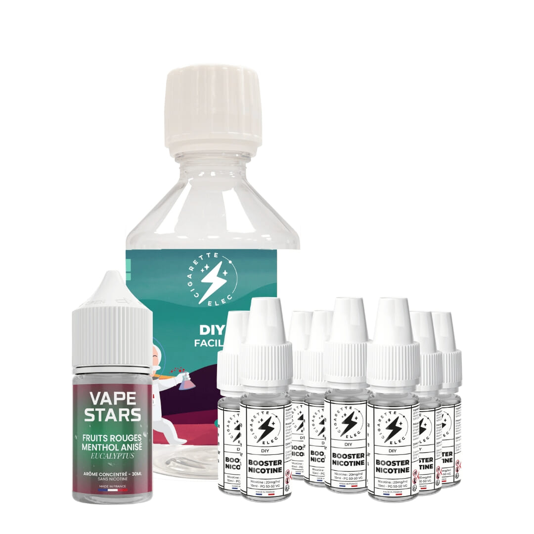 Fruits Rouges Menthol Anis&eacute; Eucalyptus 230 ml - DIY Facile VapeStars - CigaretteElec image 3