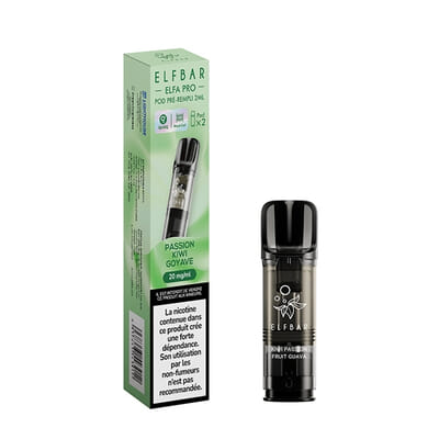 Recharges Elfa Pro Passion Kiwi Goyave X2 - Elfbar