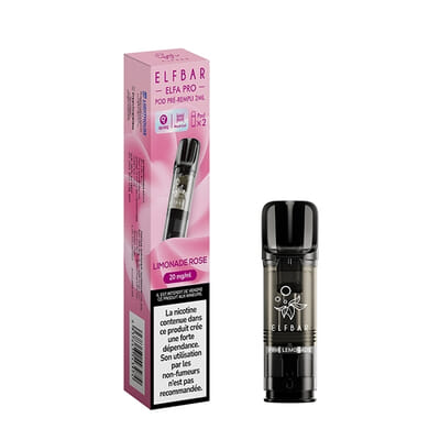 Recharges Elfa Pro Limonade Rose X2 - Elfbar