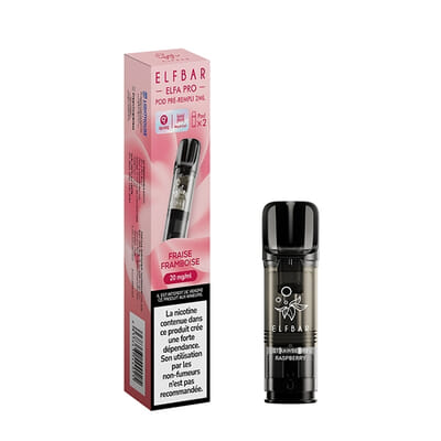Recharges Elfa Pro Fraise Framboise X2 - Elfbar