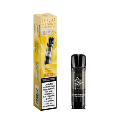 Recharges Elfa Pro Ananas Citron X2 - Elfbar