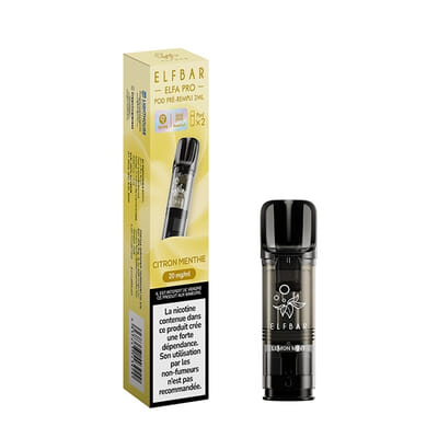 Recharges Elfa Pro Citron Menthe X2 - Elfbar