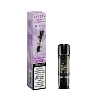 Recharges Elfa Pro Pêche Glacée X2 - Elfbar