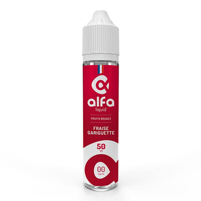 Alfaliquid Fraise Gariguette 50 ml - Shake and vape