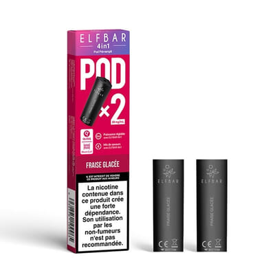 Recharges Elfbar 4in1 Fraise Glacée X2 - Elfbar