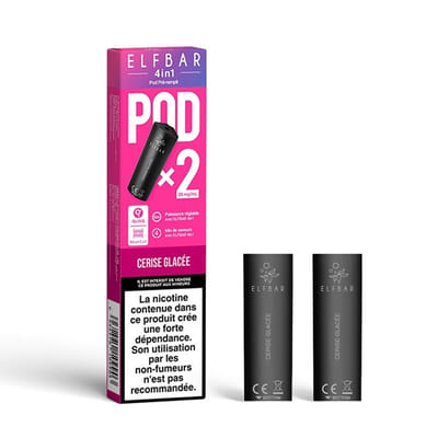 Recharges Elfbar 4in1 Cerise Glacée X2 - Elfbar