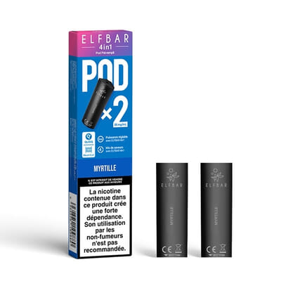 Recharges Elfbar 4in1 Myrtille X2 - Elfbar